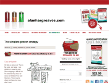 Tablet Screenshot of alanhargreaves.com